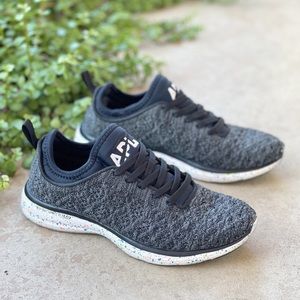 APL Gray Textured Techloom Phantom Sneakers